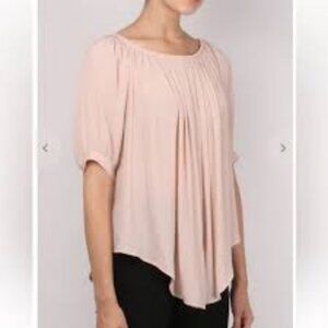 Smythe pale pink Gypset blouse